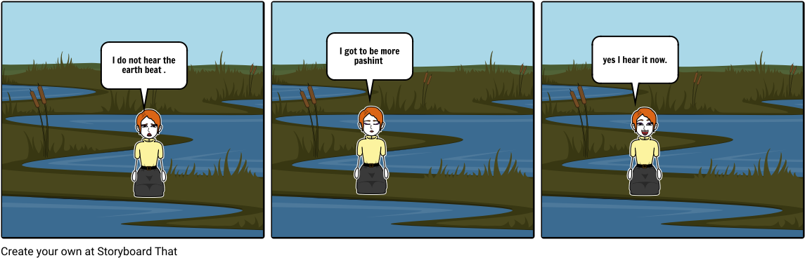 Esperanza Can Hear The Earth Beat - Cartoon (1164x385), Png Download