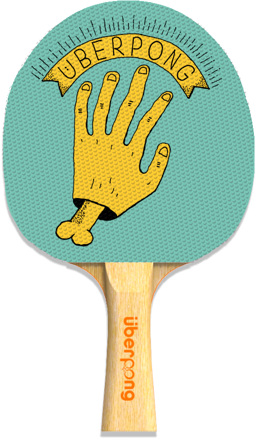 Hand Of Pong Designer Ping Pong Paddle - Pong (516x866), Png Download