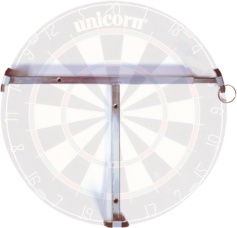 Dartboard Wall Clamp - Circle (856x798), Png Download