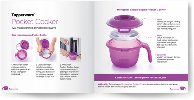 Tupperware Pocket Cooker, By Creative Clutters - Lid (670x460), Png Download
