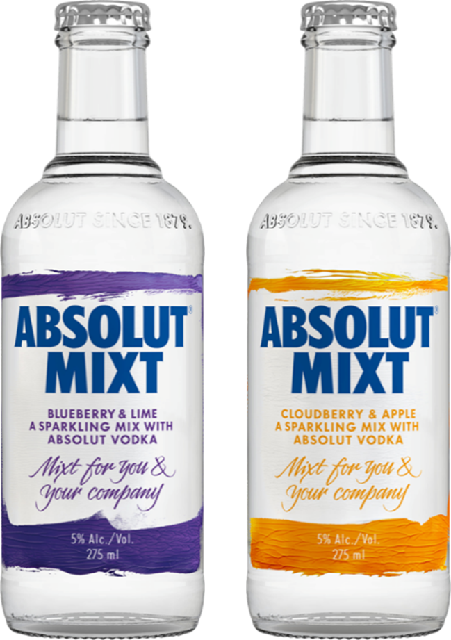 En Somrig Och Efterlängtad Nyhet - Absolut Vodka (649x921), Png Download