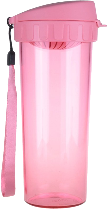 Rope Tupperware Plastic Water Bottle Brands Cups Clipart - Pink Water Bottle Png (1000x1000), Png Download