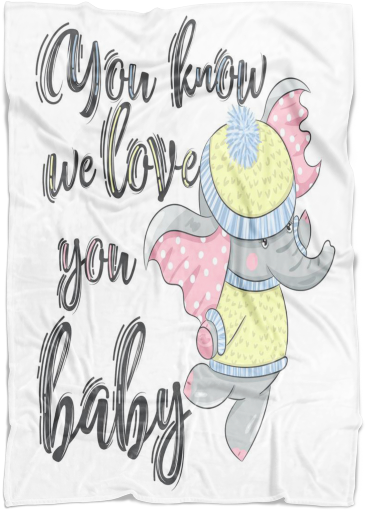 Elephant Girl Blanket - Curtain (1024x1024), Png Download