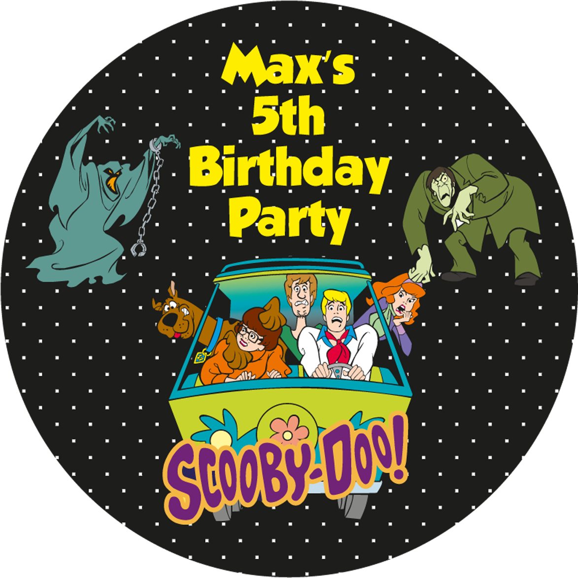 Scooby Doo Party Box Stickers - Scooby Doo (1200x1200), Png Download
