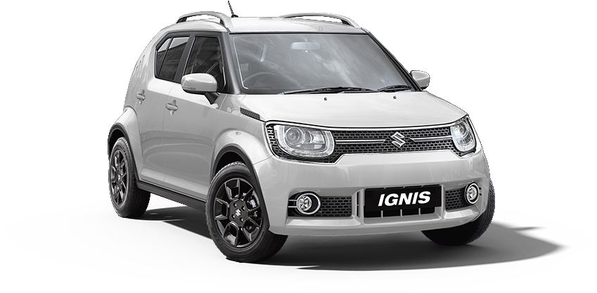 Ignis Car In Pearl Arctic White Color - Hatchback (1090x536), Png Download