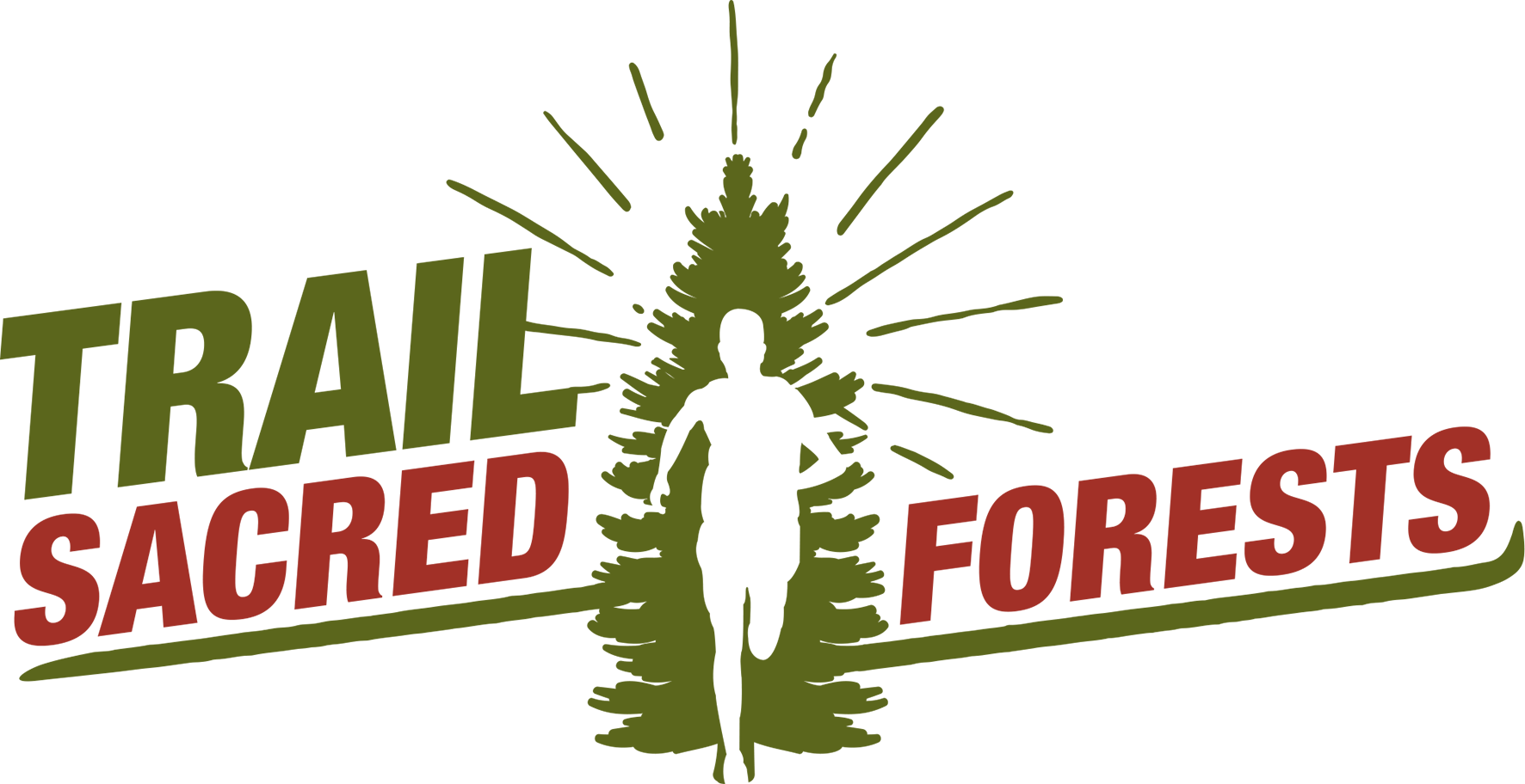 Logo Trail Sacred Forests - Graphic Design (1772x912), Png Download