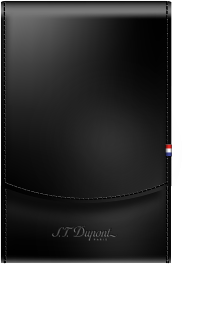 St Dupont Black Cigarette Pack Case - Flat Panel Display (580x773), Png Download