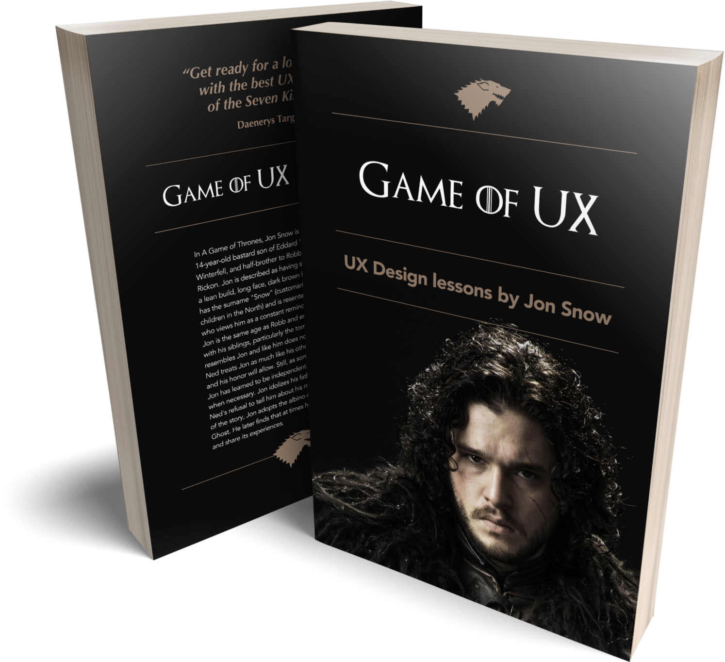 Buy Jon Snow's Book And Start Mastering Ux Design Like - Album Cover (2600x1363), Png Download