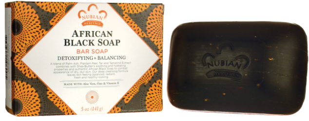 Nubian Heritage African Black Bar Soap 5 Oz Bar - 非洲 黑 皂 (640x640), Png Download