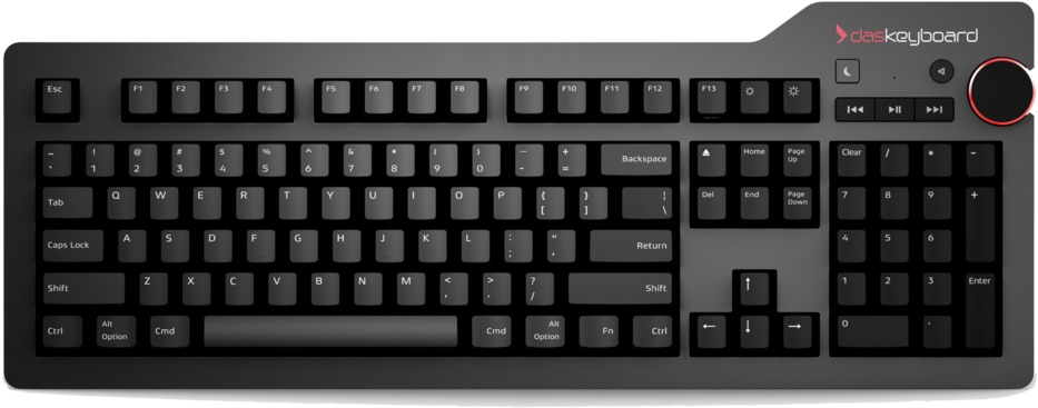 Das Keyboard 4 Professional For Mac Mechanical Keyboard - Das Keyboard 4 Professional For Mac (1024x615), Png Download