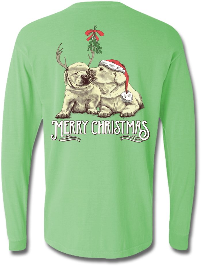 Under The Mistletoe Long Sleeve, T-shirts - Long-sleeved T-shirt (791x1024), Png Download