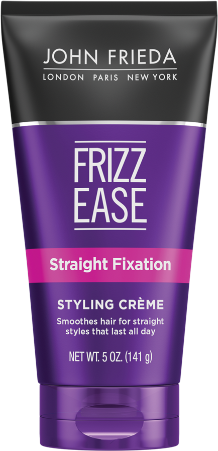 John Frieda Frizz Ease Straight Fixation Styling Crème, - John Frieda Shampoo (1000x1000), Png Download