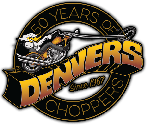 Denver's Choppers 50th Anniversary - Denvers Choppers Logo (616x520), Png Download