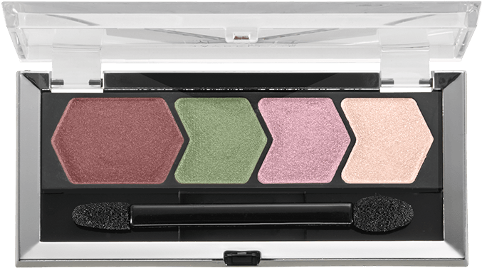 Eyestudio® Color Plush® Silk Eye Shadow Quad Palette - Maybelline Eyeshadow Palette Purple (760x1130), Png Download
