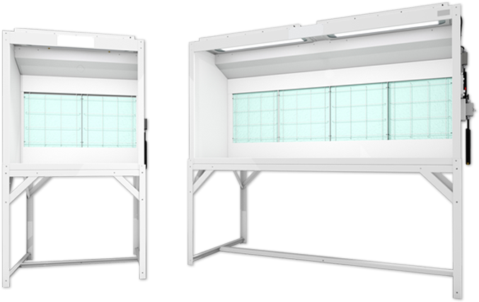 Industrial Paint Booths - Table Top Paint Spray Booth (832x580), Png Download