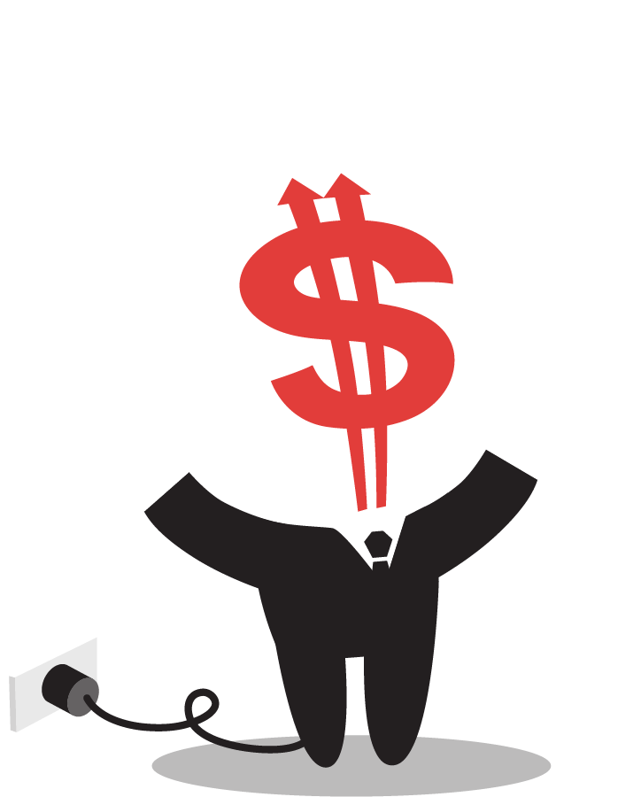 Dollar Sign Cartoon - Инвестиции В Сети (724x900), Png Download