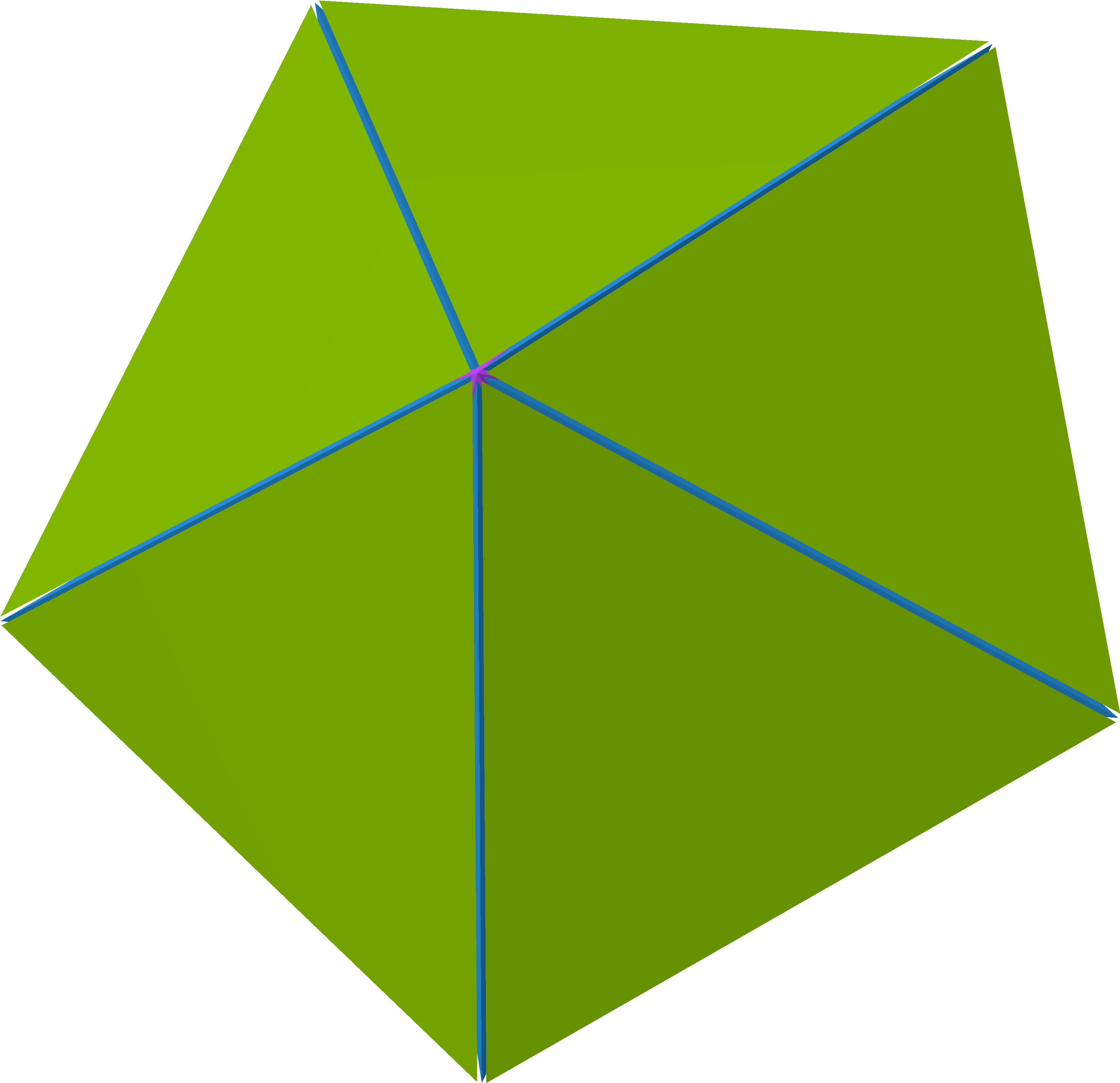 Stell12s Cells Cut 5a Solid - Triangle (4000x3720), Png Download