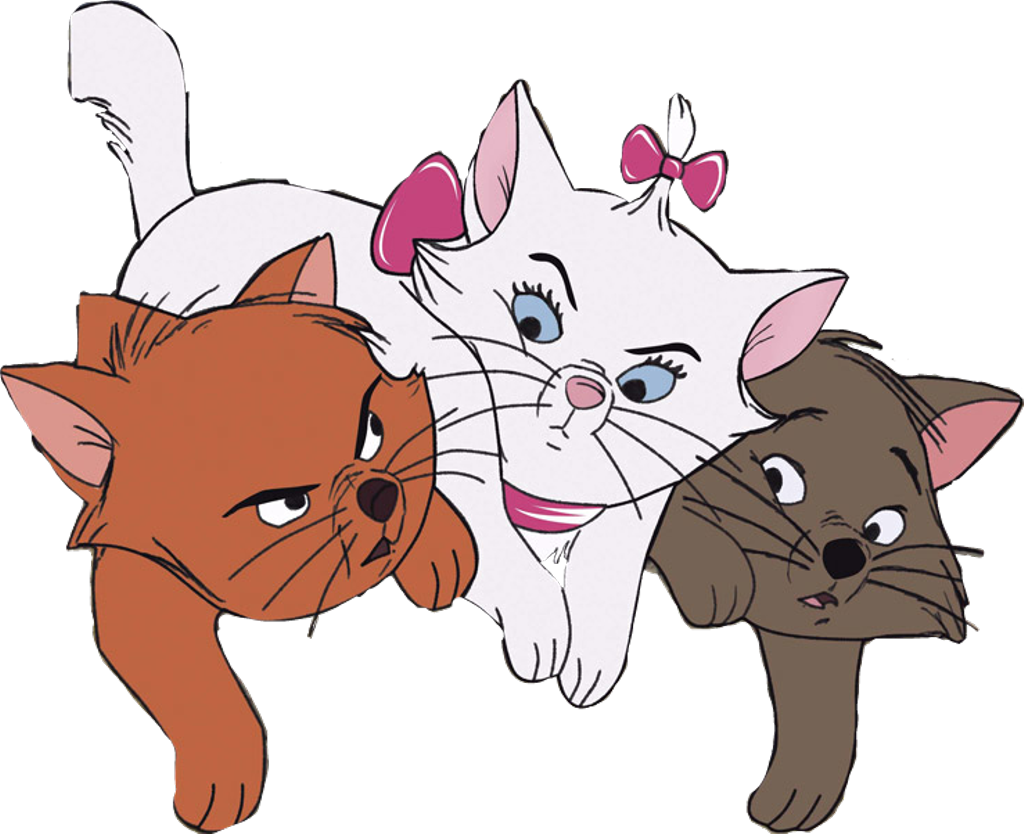 Gatos Sticker - Τουλουζ Αριστογατεσ (1024x834), Png Download