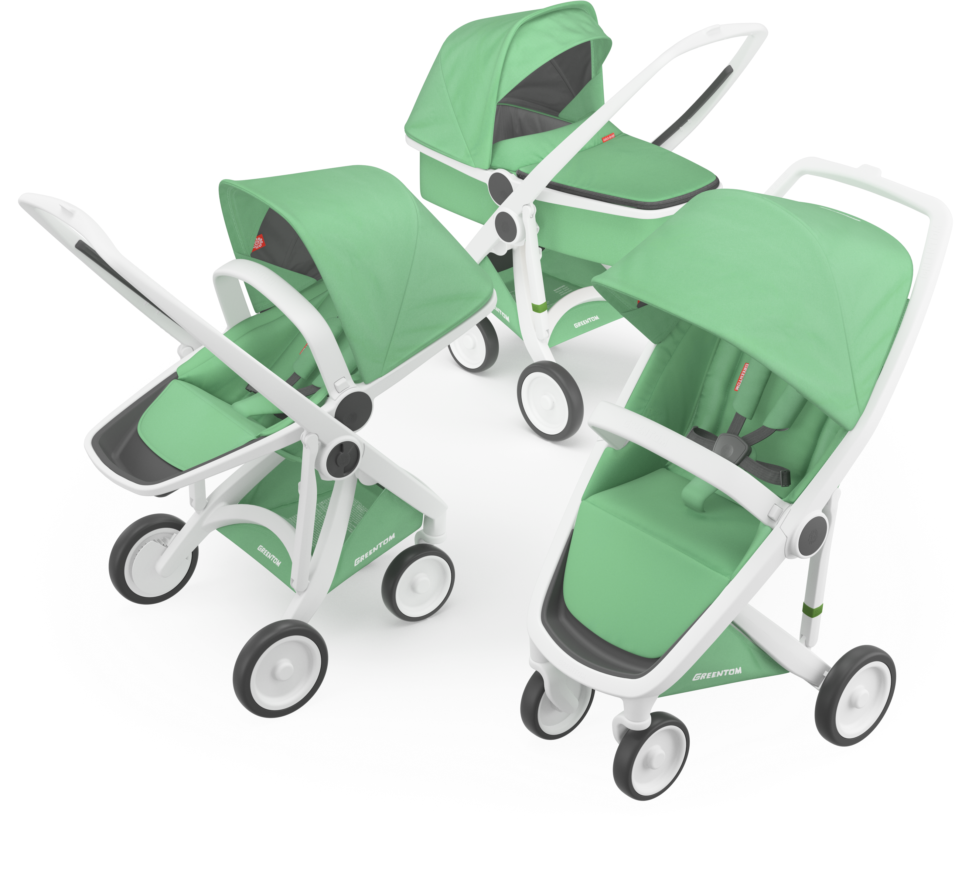 When You No Longer Need Your Stroller, Return It To - Greentom 3 In 1 (3200x3200), Png Download