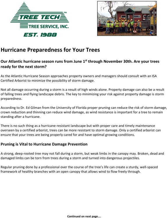 Hurricane Season Is Once Again Coming Upon Us - Document (650x841), Png Download