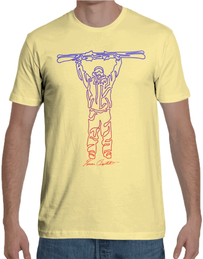Ski's Up Reflection - T-shirt (1000x1000), Png Download