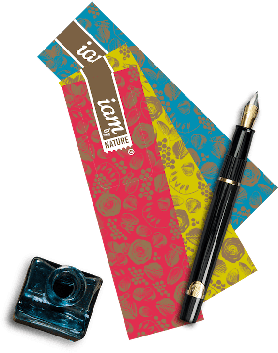 Iambynature Bookmark Pen - Calligraphy (648x740), Png Download