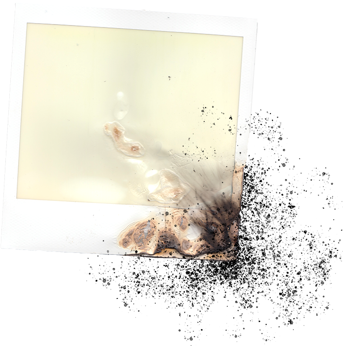 An Unused, Burned Polaroid Photograph - Picture Frame (700x706), Png Download