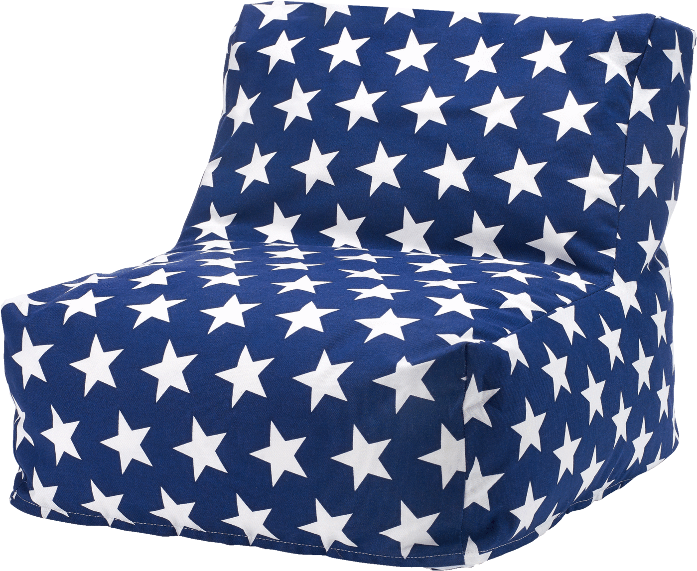 Washable Bean Bag Chair, Navy Star Home > Accessories - Blue And White Stars (1440x1440), Png Download