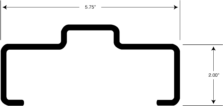 Nominal Dimensions Shown (1100x400), Png Download