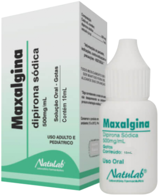 Maxalgina 20 Ml Dipirona Sodica (1104x1200), Png Download