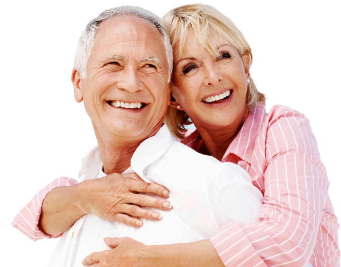 Old Couple Png - Old Happy Couple Png (766x601), Png Download