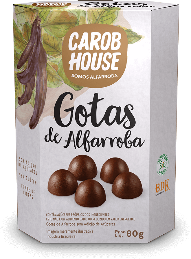 Gotas De Alfarroba Carob House (800x1000), Png Download
