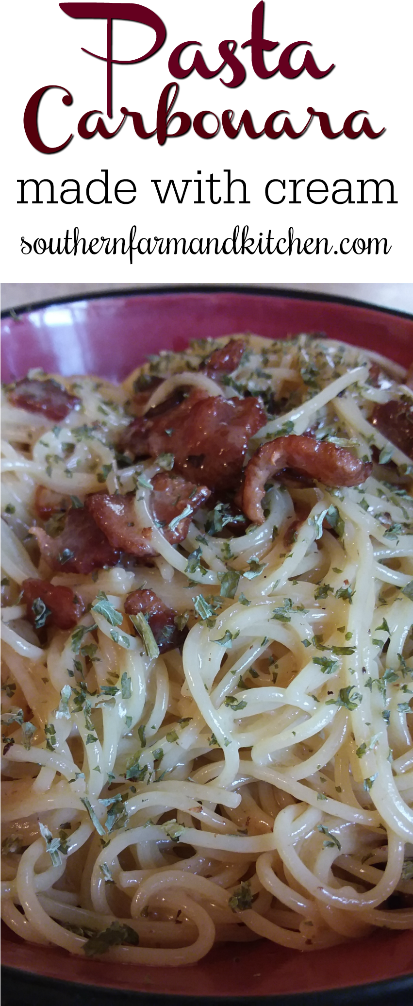 #pasta #pastacarbonara #angelhair #bacon #eggless #eggfree - Turkmax Gurme (890x2100), Png Download