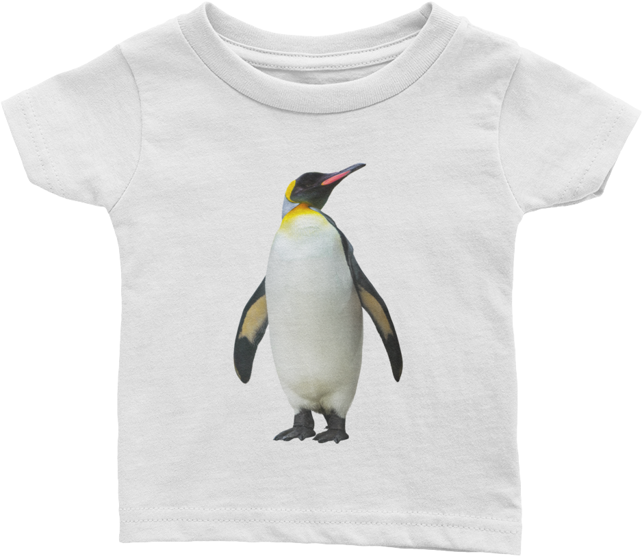 Emperor-penguin Print Infant Tee - King Penguin (1000x1000), Png Download