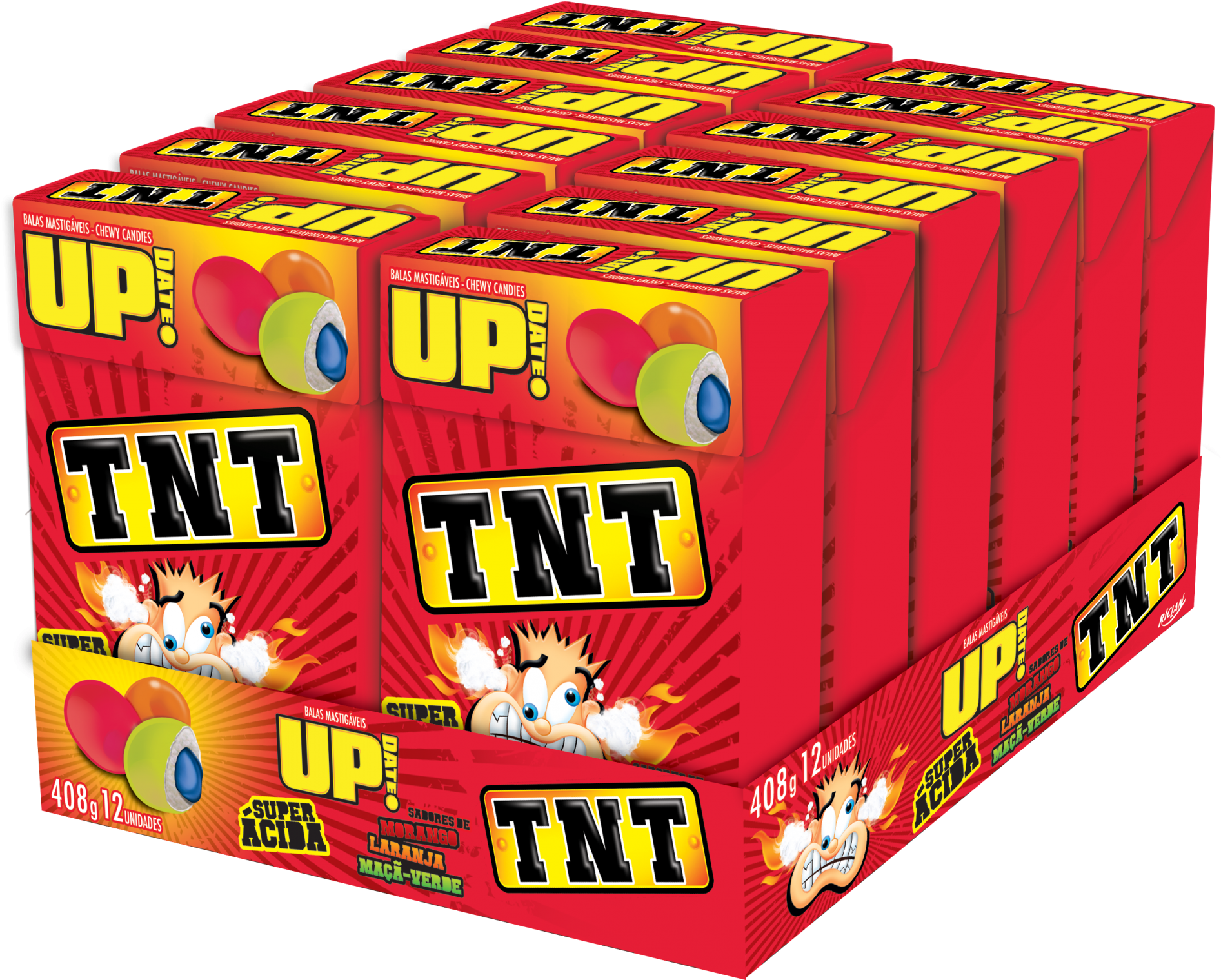Tnt Update - Caixa De Bala Tnt (2000x1624), Png Download