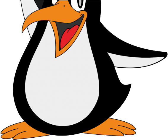 Emperor Penguin Clipart Peguin - Happy Penguin Cartoon (640x480), Png Download