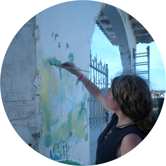 Mural Work - Painting (570x570), Png Download