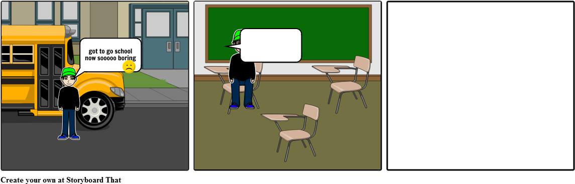 School Is Boring - Storyboard (1164x385), Png Download