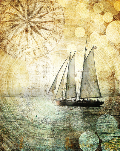 Sailboat Art San Diego Canvas - Sail (600x600), Png Download