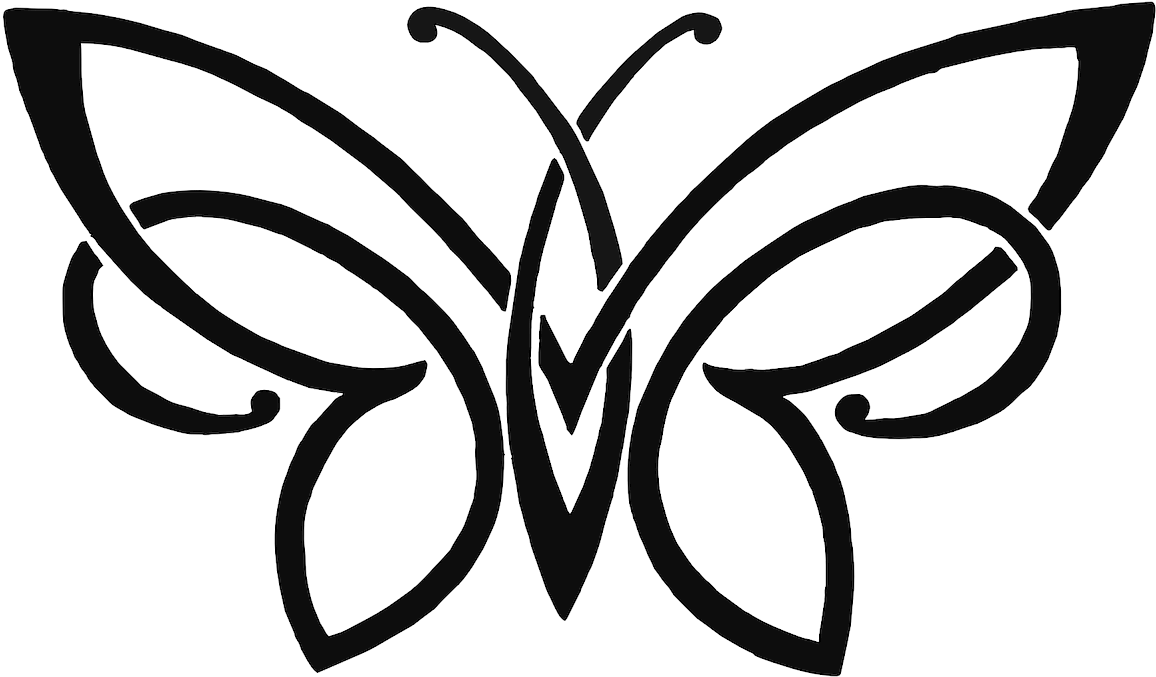 Butterfly Pencil Sketch Drawing Free Png Hq Clipart - Simple Butterfly Pencil Drawing (1280x782), Png Download