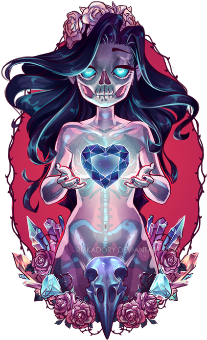 Drawn Ghostly Transparent - Cute Ghost Girl Drawing (500x704), Png Download