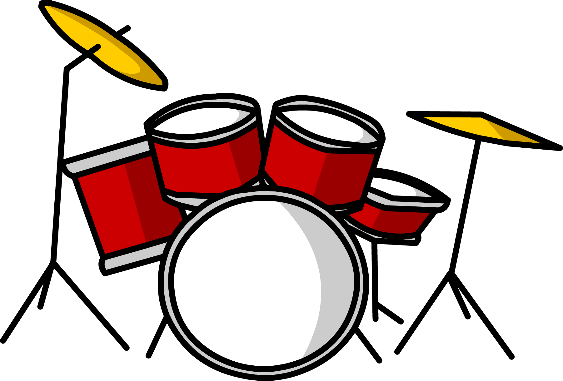 Png - Drum Kit Png (1802x1220), Png Download