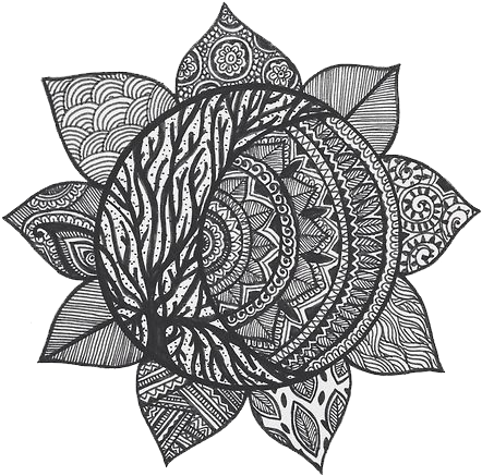Mandala Tattoos Png Transparent Images Png All - Mandala Tattoo Png (500x500), Png Download