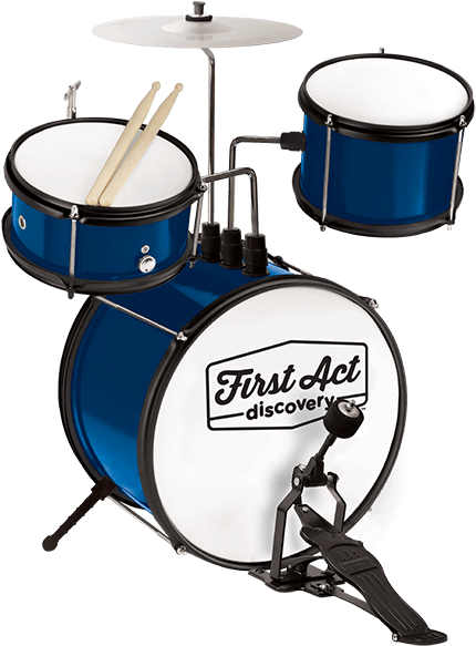 First Act Discovery Drum Set (700x655), Png Download
