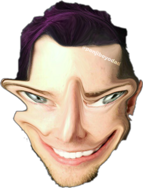 Dantdm Meme Warped British Purple Ugly Sticker Png - Dantdm (600x788), Png Download