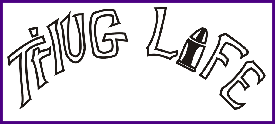 Download Thug Life Tattoo Png - Thug Life Tupac Shakur 2pac Beanie Hat  Skully Fold PNG Image with No Background 