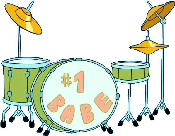 Ice Kings Drumset - Adventure Time Ice King Drums (626x491), Png Download