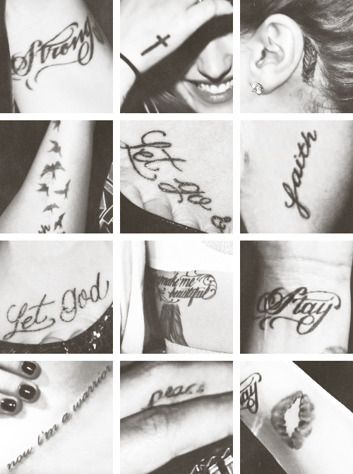 Tattoos-png - Demi Lovato Peace Tattoo (500x670), Png Download