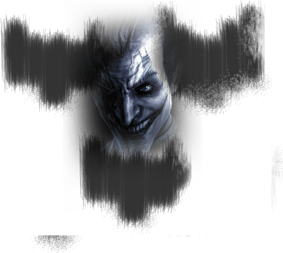 Source - - Joker Face Paint Transparent (585x591), Png Download