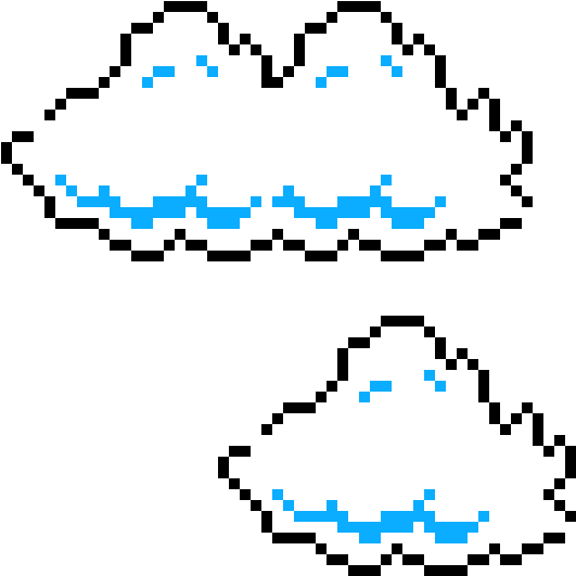 Super Mario Bros Cloud Sprites - Mario Cloud Transparent (550x550), Png Download